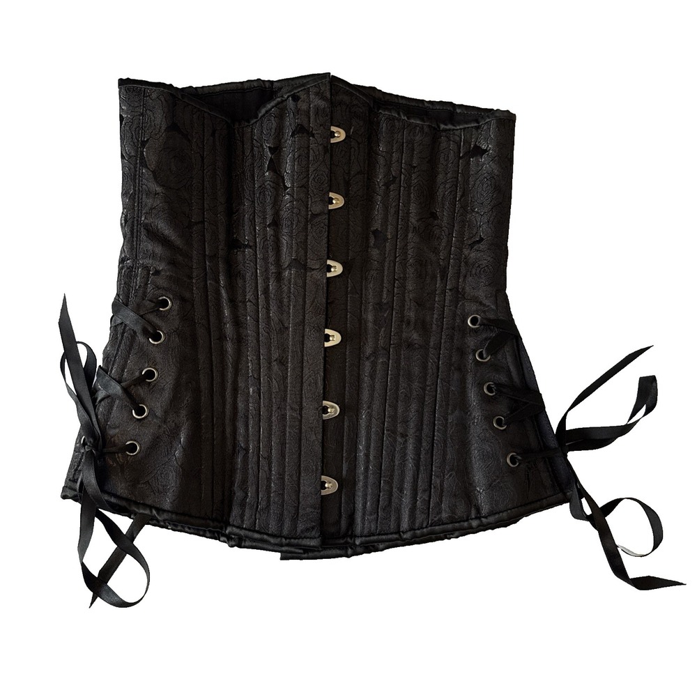 Timeless Trends Brocade Corset Adjustable Tie Slimming Fit 24 Renaissance Goth